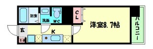 アーバンコンフォート堀江の物件間取画像